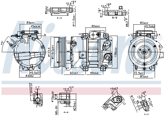 Nissens Airco compressor 890917