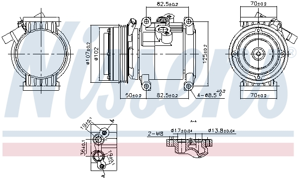 Nissens Airco compressor 891011