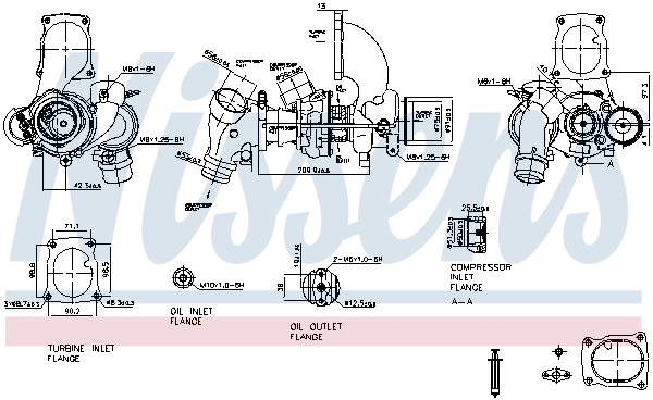 Nissens Turbolader 93205