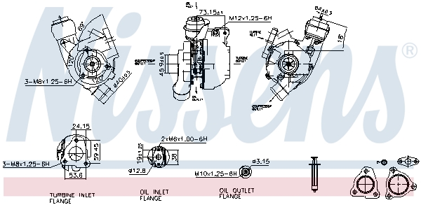 Nissens Turbolader 93224