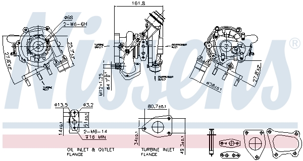 Nissens Turbolader 93233