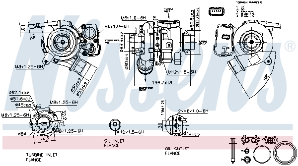 Nissens Turbolader 93432