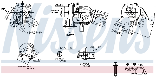 Nissens Turbolader 93527