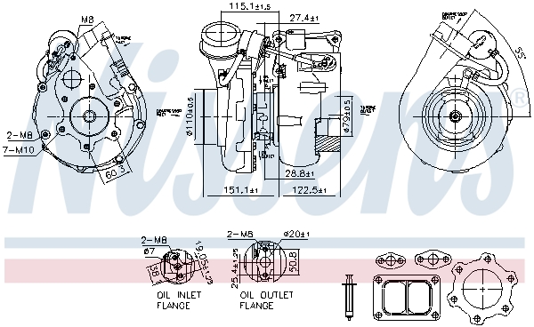 Nissens Turbolader 93617