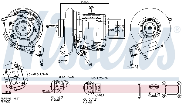 Nissens Turbolader 93619