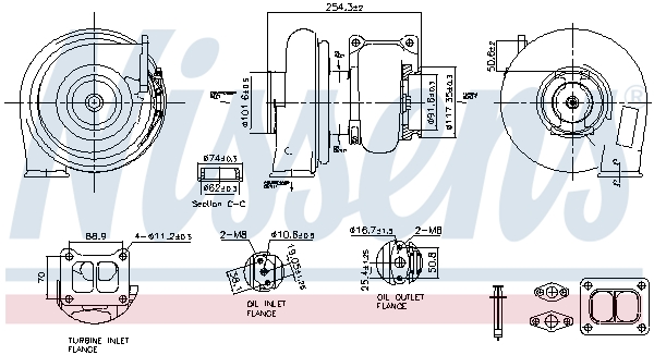 Nissens Turbolader 93652