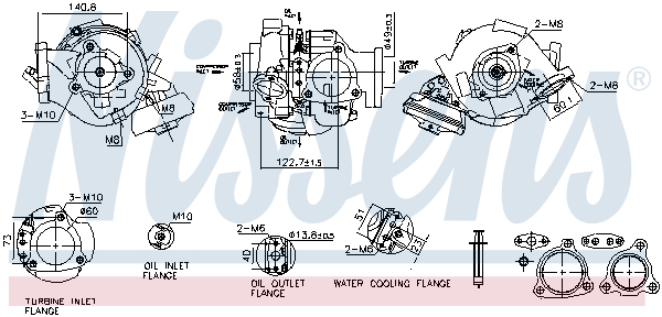 Nissens Turbolader 93680