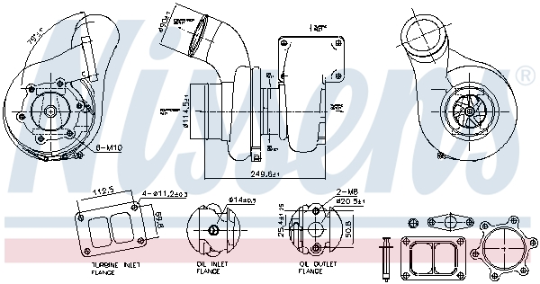 Nissens Turbolader 93691