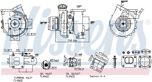 Nissens Turbolader 93697