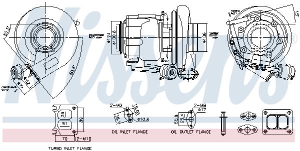 Nissens Turbolader 93717