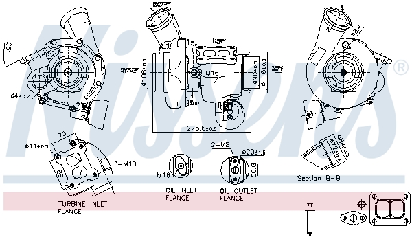 Nissens Turbolader 93720