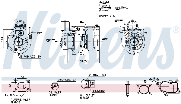 Nissens Turbolader 93724