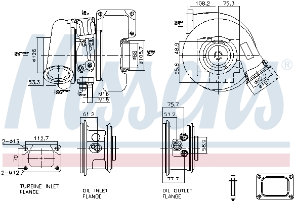 Nissens Turbolader 93727