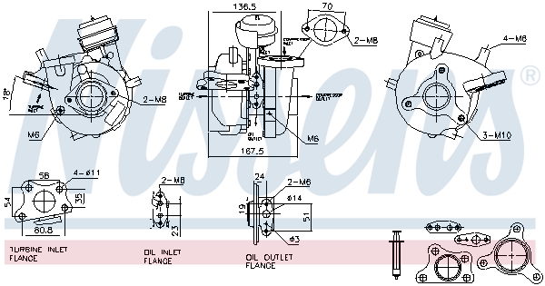 Nissens Turbolader 93731