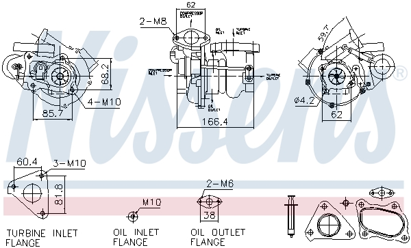 Nissens Turbolader 93732