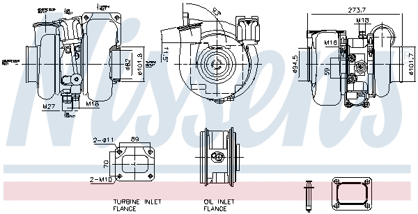 Nissens Turbolader 93757