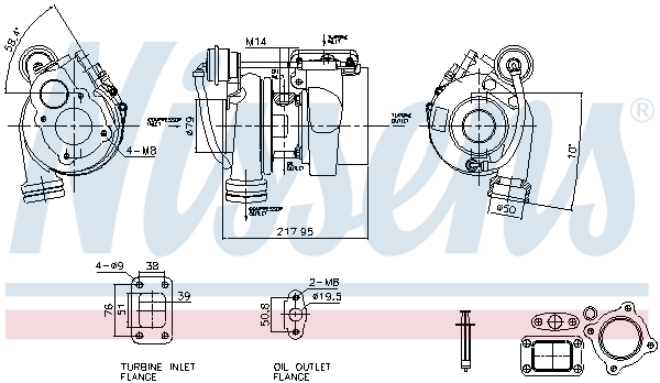 Nissens Turbolader 93760