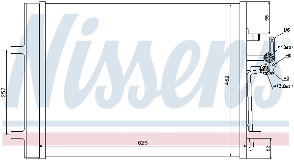 Nissens Airco condensor 940088