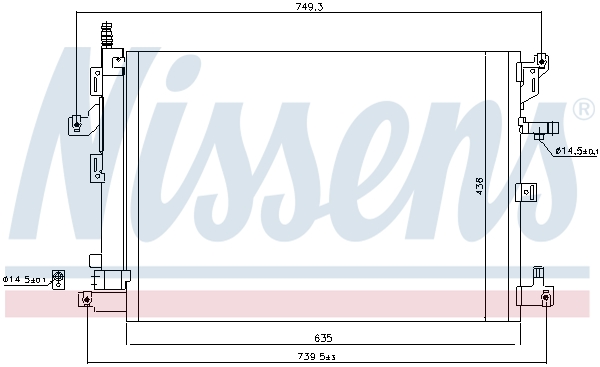 Nissens Airco condensor 940089