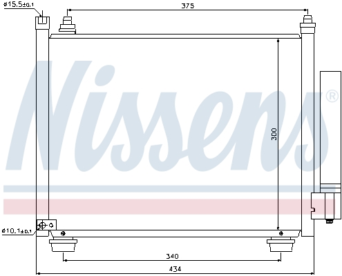 Nissens Airco condensor 940092