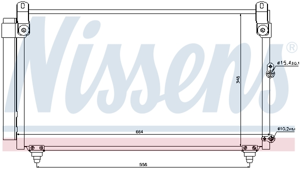 Nissens Airco condensor 940191