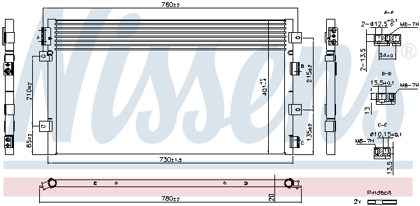 Nissens Airco condensor 940855