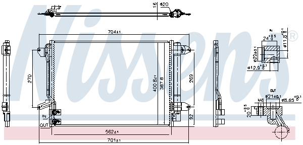 Nissens Airco condensor 940907