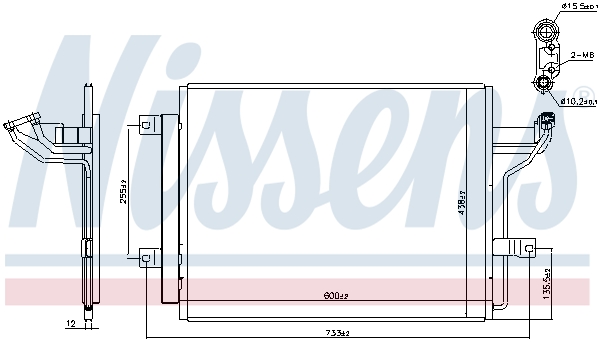 Nissens Airco condensor 940909