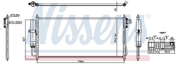 Nissens Airco condensor 940911