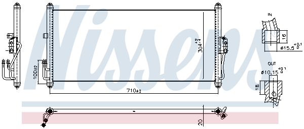 Nissens Airco condensor 940919