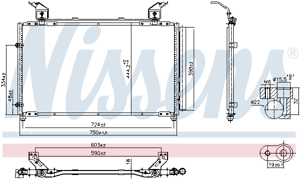 Nissens Airco condensor 940923