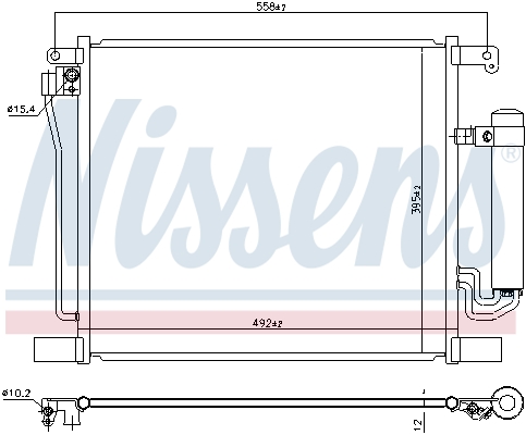 Nissens Airco condensor 940929