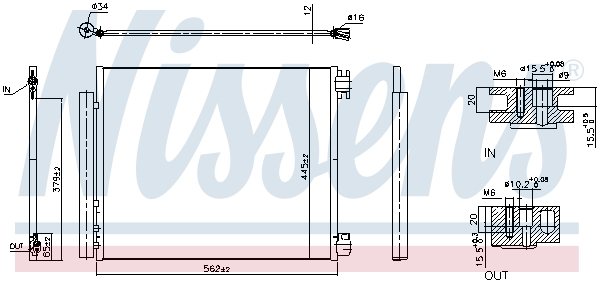 Nissens Airco condensor 940949