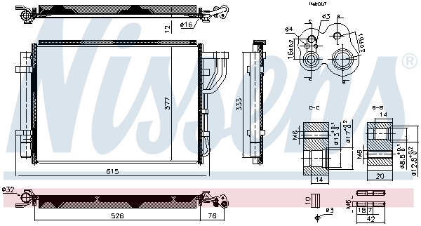 Nissens Airco condensor 940959