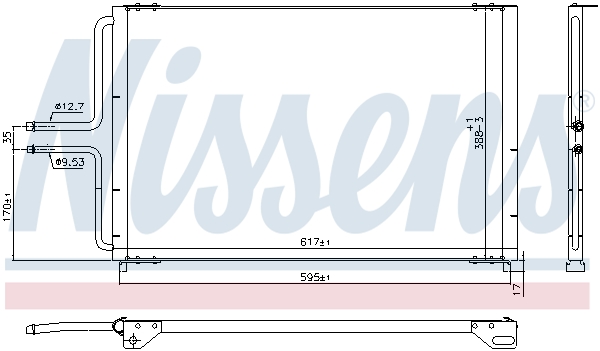 Nissens Airco condensor 940997