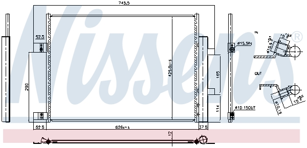 Nissens Airco condensor 941008