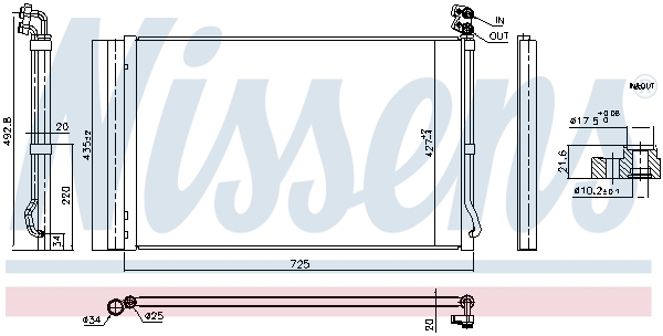 Nissens Airco condensor 941226