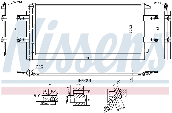 Nissens Airco condensor 941254