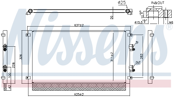 Nissens Airco condensor 941294