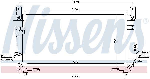 Nissens Airco condensor 94187