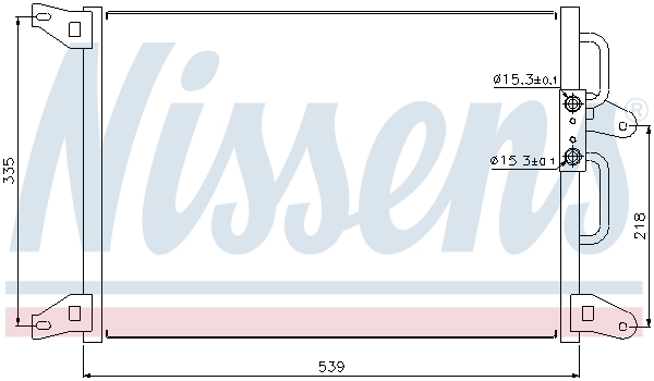 Nissens Airco condensor 94220