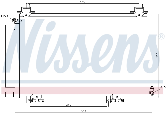 Nissens Airco condensor 94516
