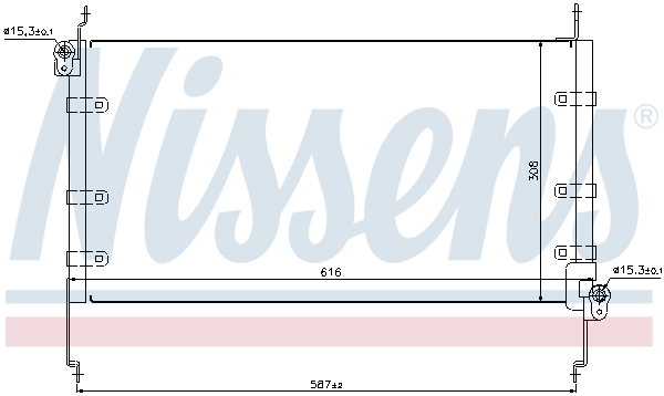 Nissens Airco condensor 94532