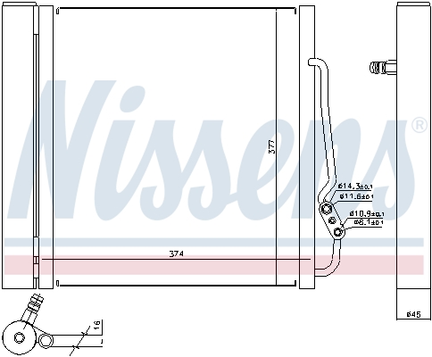 Nissens Airco condensor 94541