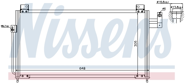 Nissens Airco condensor 94705