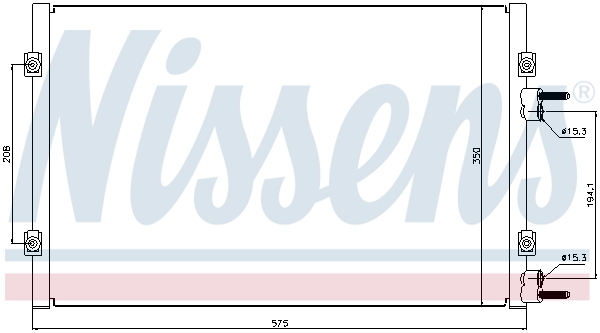 Nissens Airco condensor 94928