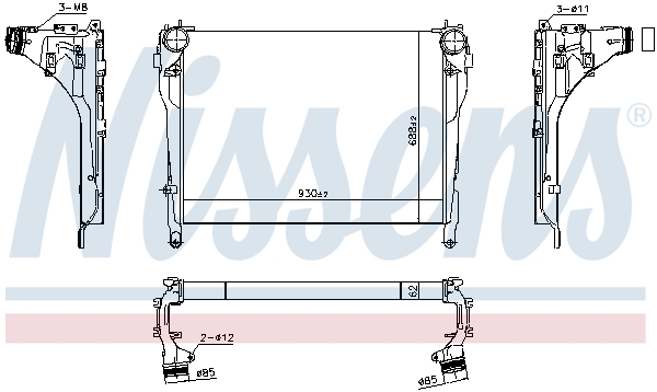 Nissens Interkoeler 961566