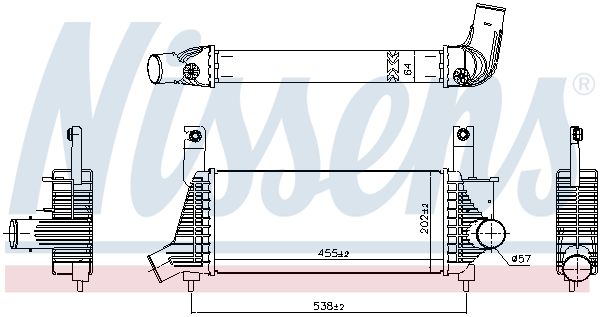 Nissens Interkoeler 961593