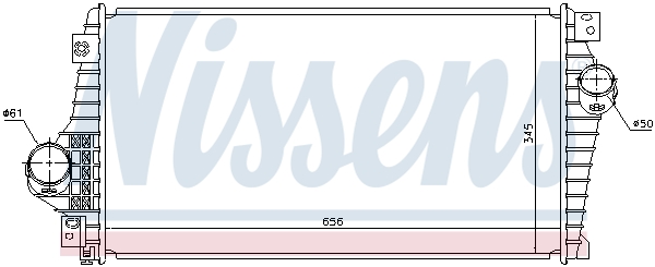 Nissens Interkoeler 96399