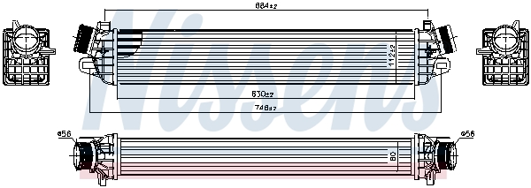 Nissens Interkoeler 96505